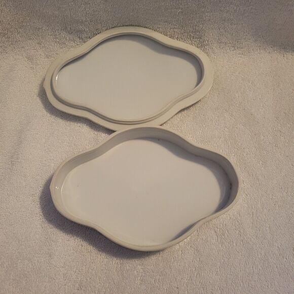 Porcelain Lidded Floral Jewelry Trinket Box ArnartCreation Japan Antique Vintage - Picture 3 of 8